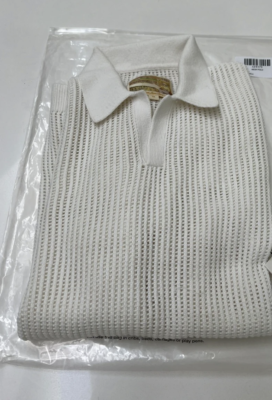Aime Leon Dore / ALD Mesh Knit Polo Coconut S/S 22 | eBay