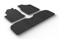 Design Gummi FußMatten Passend FüR Seat Alhambra 01.1996-09.2010 Passform Gummim
