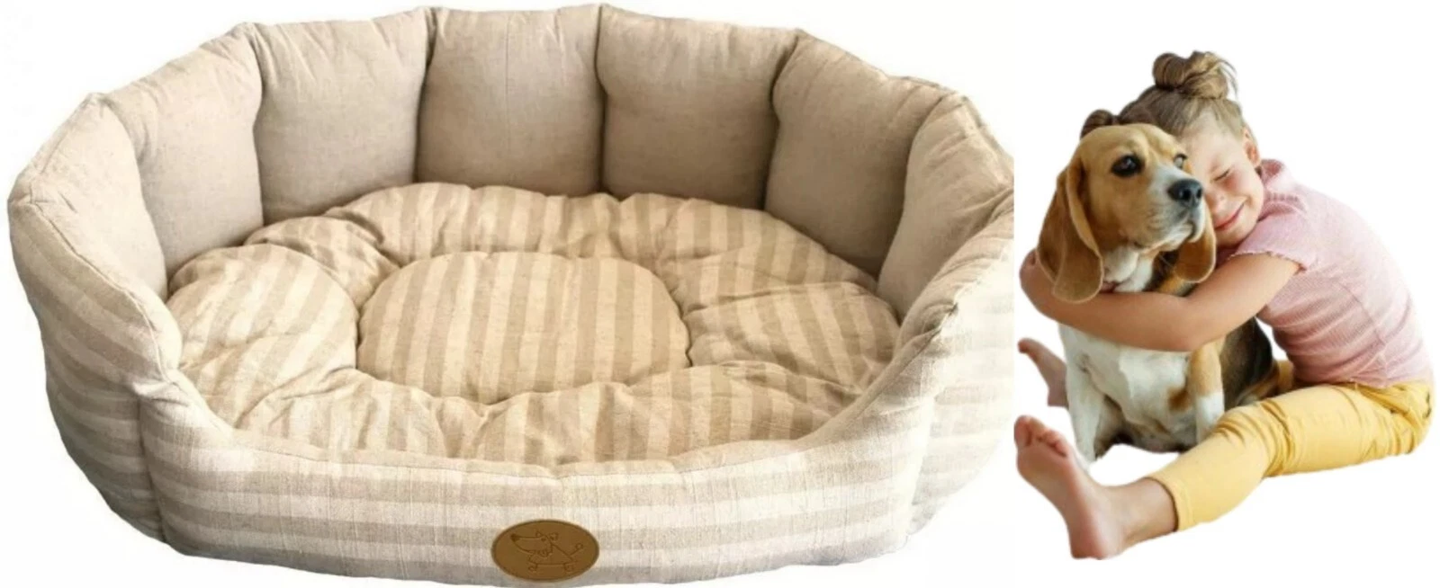 Lounger Pet Bed, Sofa and Couch Style Pet Bed for Dogs and Cats - Machine Wash