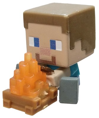 Mattel Minecraft Village Pillage Series 21 Steve Minifigure Ebay
