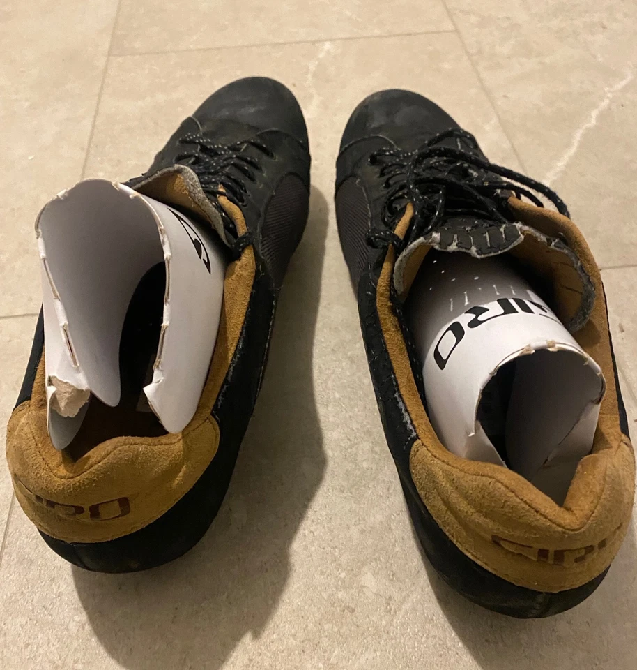 Zapatos de ciclismo Giro Urban Republic para hombre talla 47 EU / 13 US - lona negra y goma Foto 4 de 4