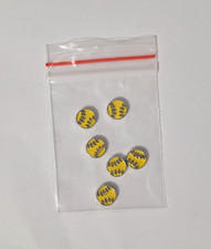 Softball Floating Locket Charm - Lot of 6