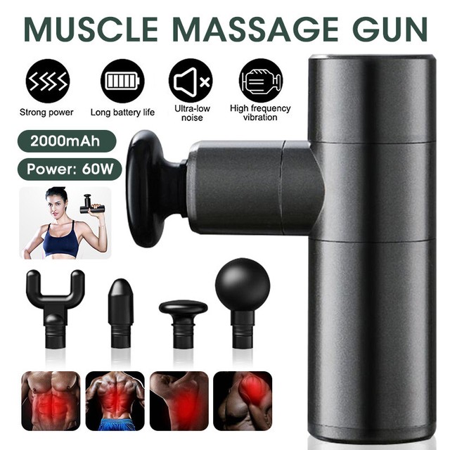 Massage gun Percussion Massager Deep Tissue Muscle Vibrating Relaxing 30 Speed