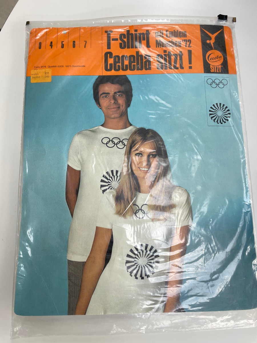 1970s 1972 Olympics Munich Rare T shirt Munchen XX Olympiade