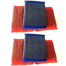 2 Packs 3 Pcs Shining Multi-purpose heavy duty scrubbers Scrub Sponge 5"x 4"