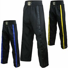 BAY con rete pantaloni kickboxing pantaloni arti marziali freestyle pantaloni kickboxing universali raso