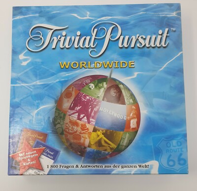 Trivial Pursuit Worldwide - Parker | Wissensspiel Quizspiel Spiel | VOLLSTÄNDIG