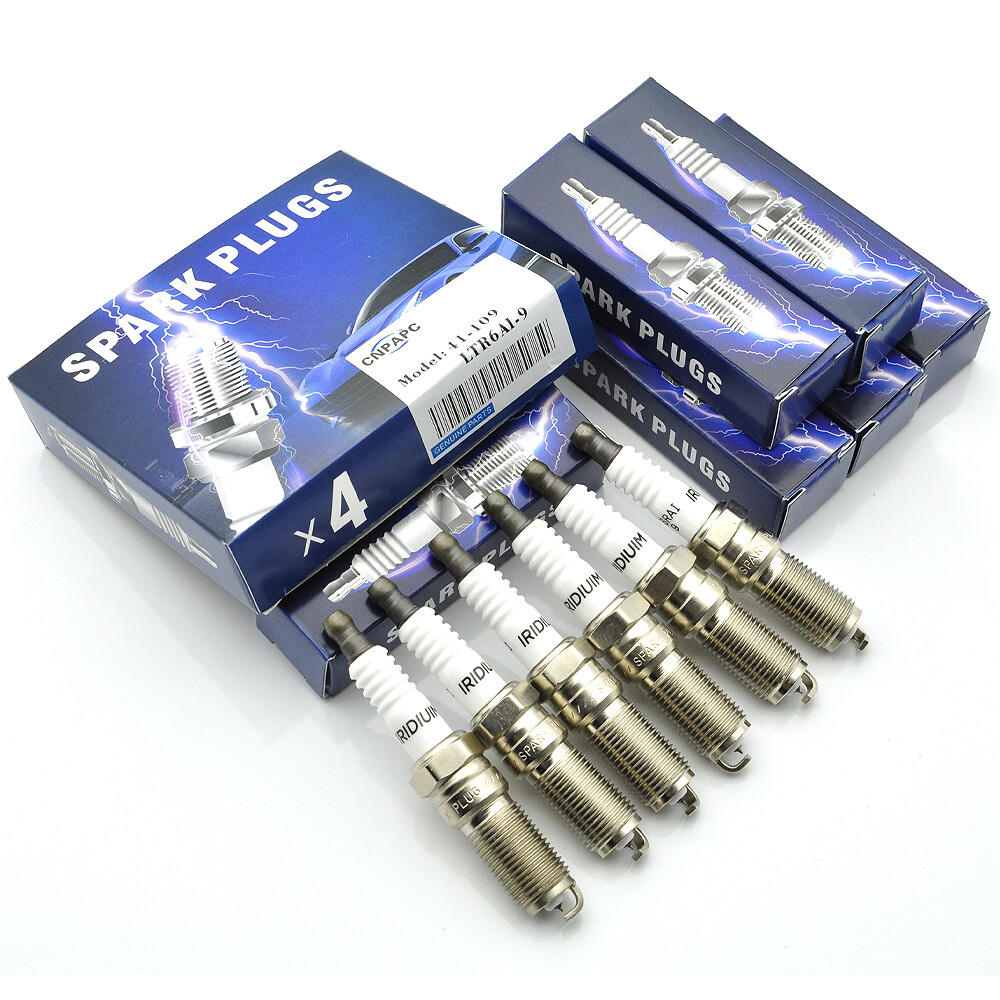 6PCS Spark Plugs 41-109 Iridium 12622561 For Buick Cadillac Chevrolet GMC Saturn