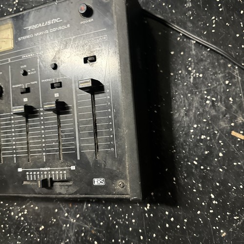 Vintage - Realistic - Stereo Mixer Console - 5-Input Audio - 32-1200A - Picture 6 of 11