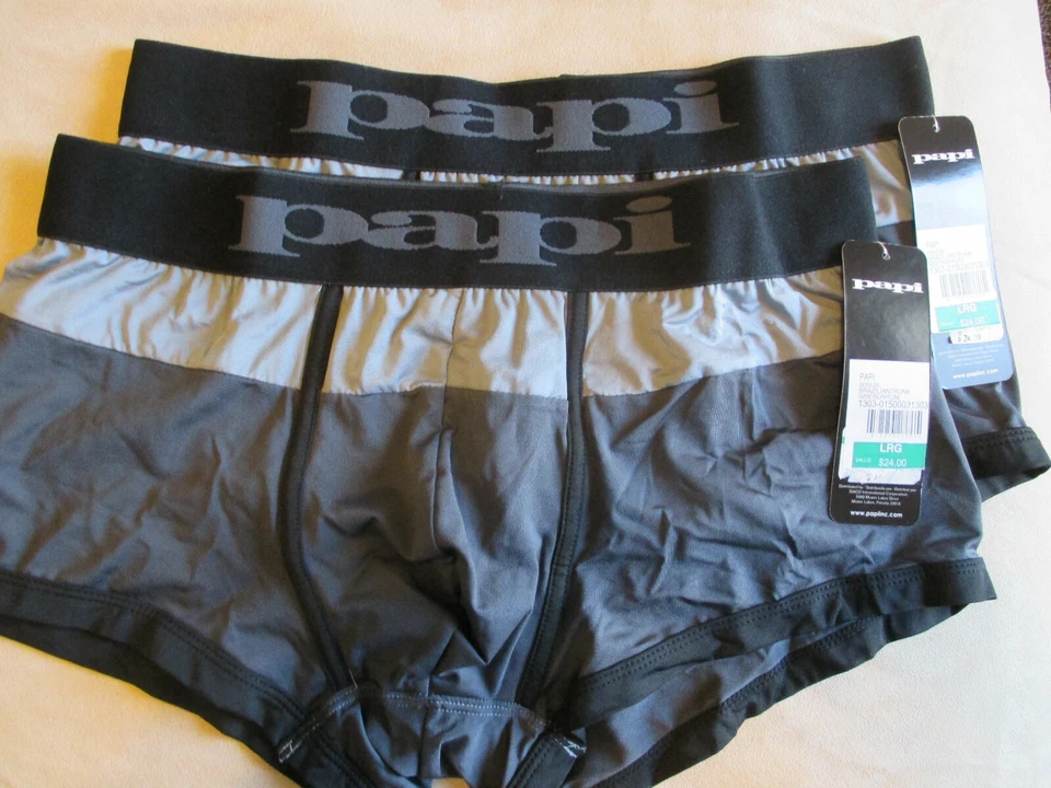 Baúles brasileños Papi - Ropa interior de tiro bajo para hombre "Waves Color Block" S,M,L,XL-NUEVOS Foto 2 de 4