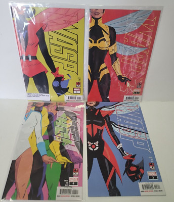 (2022)  WASP #1-4A Cover SET!  Al Ewing! Reilly! - Combine Shipping