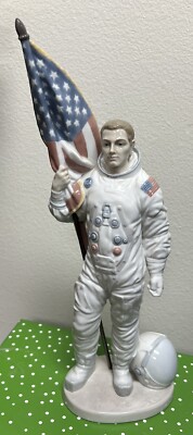 Lladro 6168 Apollo Landing Retired! No Box! Mint Condition! L@@K!  Great Gift!
