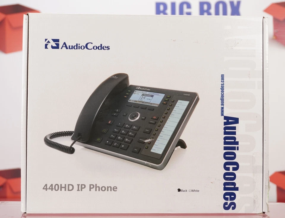 AudioCodes 440HD IP Desktop Telephone, Black IP440HDEG - Image 4 of 4
