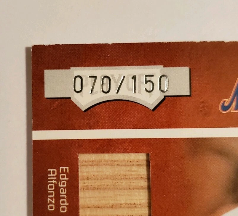 Tarjeta 2005 Playoff Absolute Memorabilia Team Six New York Mets #TS45 #'d 70/150 Foto 3 de 3