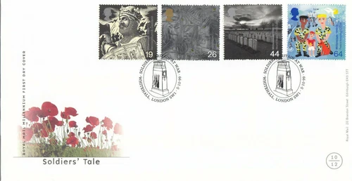 Soldiers Tale GB FDC Britain at War Whitehall 1999 (91606)