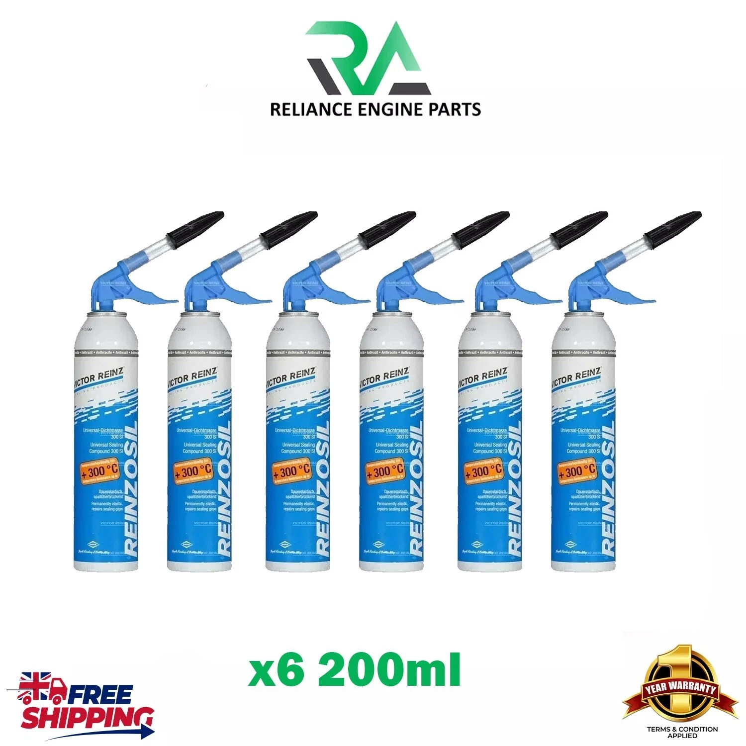 VICTOR REINZ SEALANT REINZOSIL TUBE SEALANT 300SI 70-31414-20 GASKET SEALANT NEW