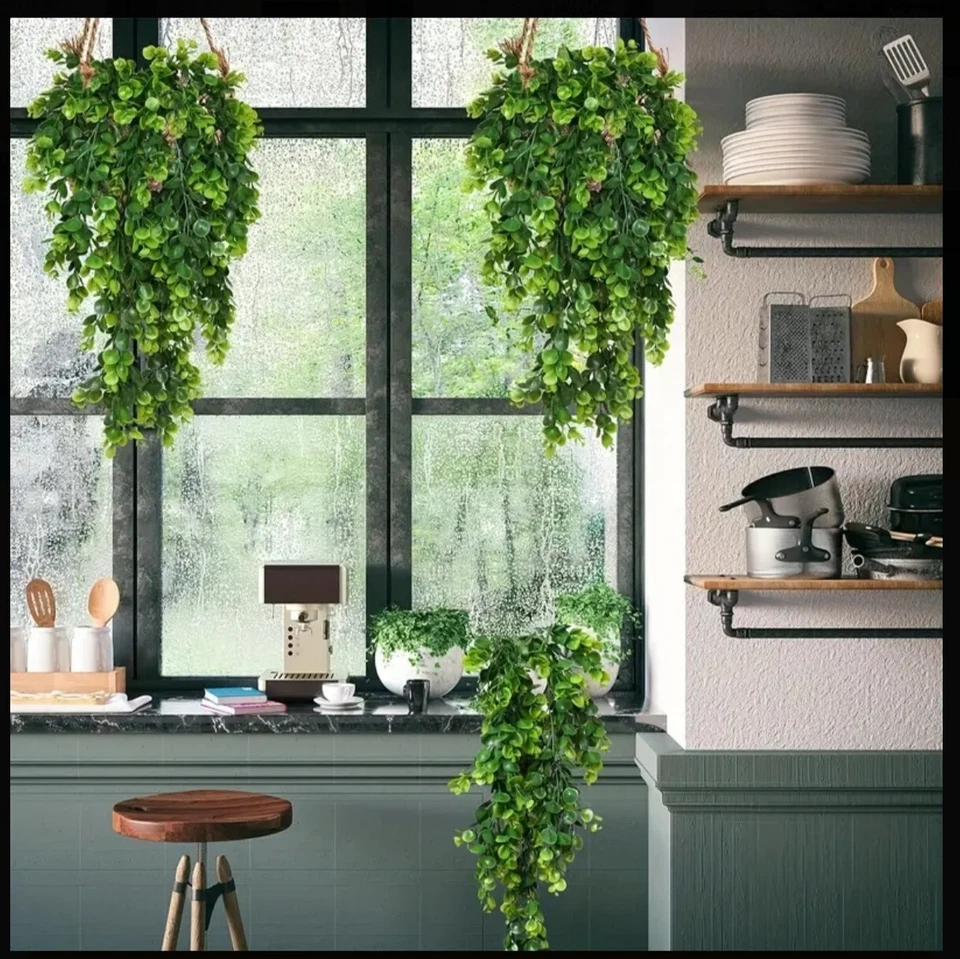 PIANTE Artificiali Ricadenti NUOVE h75cm ALTA QUALITÀ (Interno/Esterno) - Immagine 3 di 4