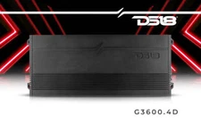 DS18 G3600.4D 3600 Watt Full-Range Class-D 4-Channel Amplifier Car Stereo Amp