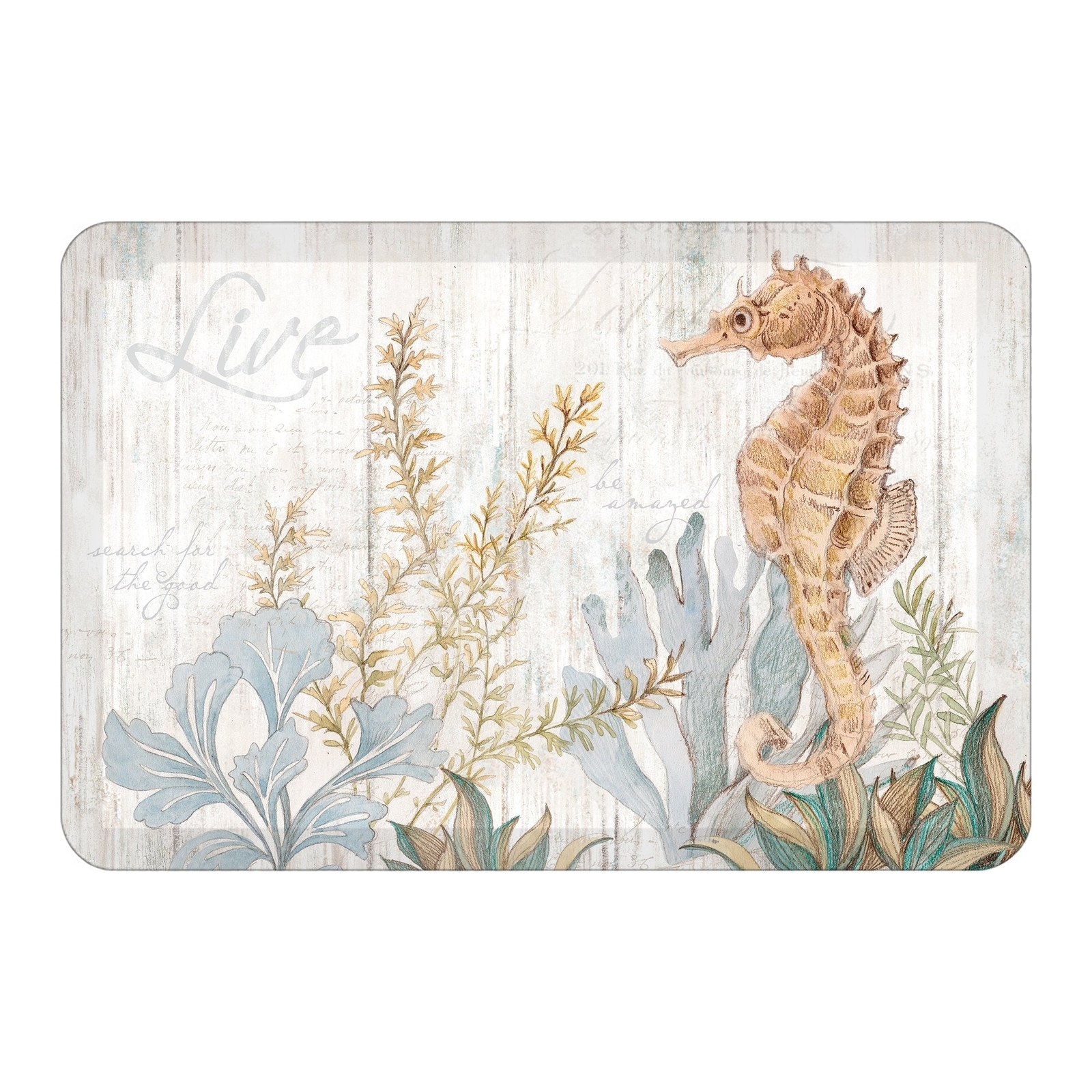 Seahorse Seaweed AntiFatigue Kitchen Mat 20"X30" 20" x eBay