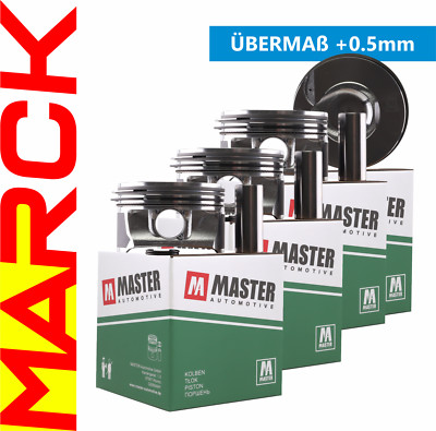 BMW Mini N14B16C 1.6 4x Kolben Master 150M107 Übermaß +0.5 mm 11257576973