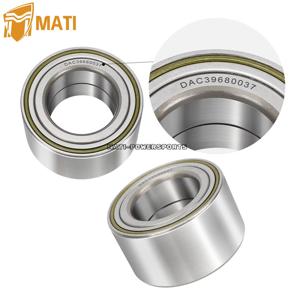4 Front & Rear Wheel Bearings Circlip For Can-Am Maverick X3