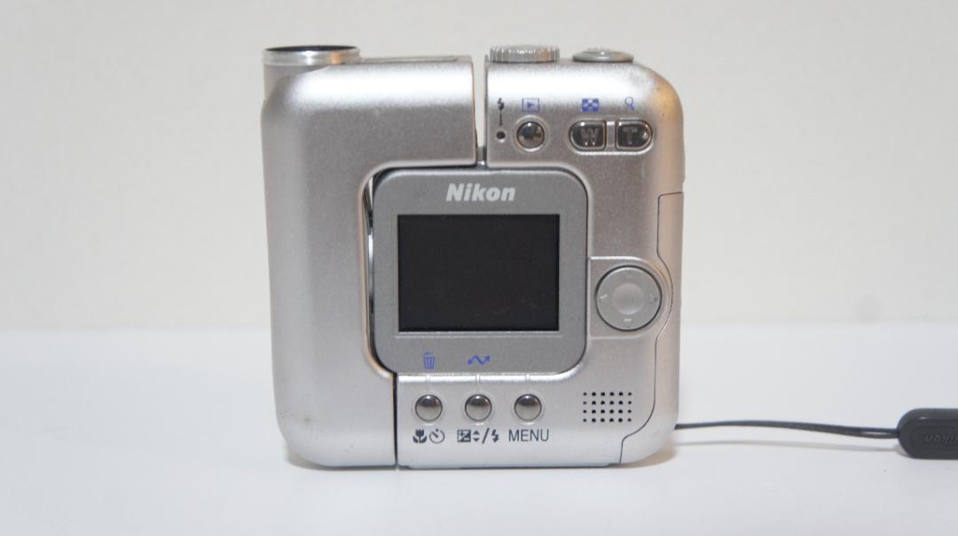 Nikon COOLPIX Compact Digital Camera SQ Square Body Color Silver