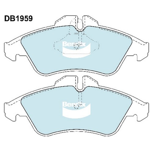 New BENDIX Heavy Duty Brake Pads - Rear For CITROEN C5 RW HDi 200 #DB1959HD - Picture 3 of 6