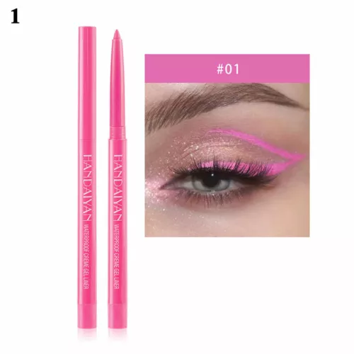 Matita eyeliner colorata 24 ore liquido alto pigmento lunga durata eye liner penna gel - Foto 50 di 110