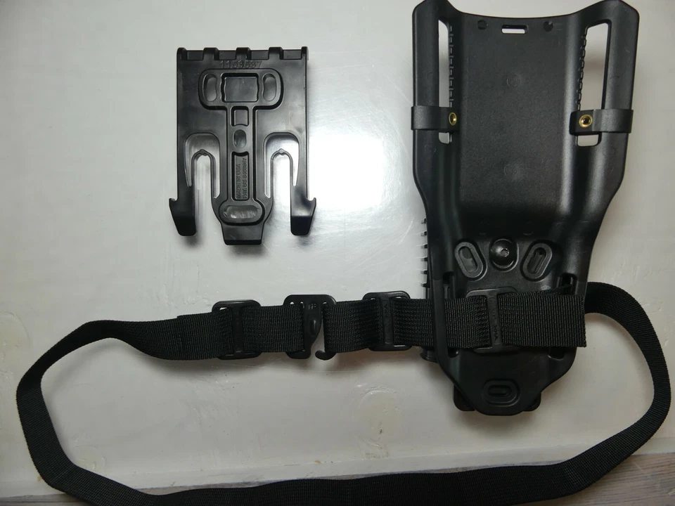 Kit Safariland QLS 19/22 com alça de cinto de passeio baixo de 2 polegadas e alça para perna - Imagem 2 de 4