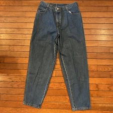 Vintage Gitano Women’s 12 Petite Relaxed Fit Blue Denim Mom Jeans New