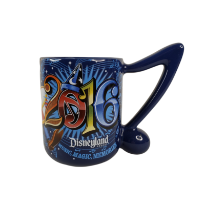 2016 Disney Parks Disneyland Music Note Coffee Mug Cup Music Magic Memories  | eBay