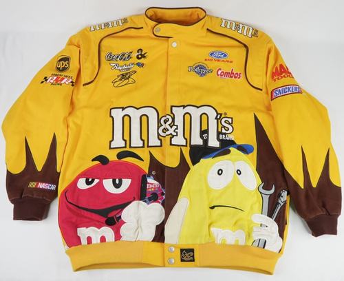 M\u0026M Nascar Jacket Elliot Sadler Size 