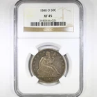 1848-O 50C NGC XF45 - Liberty Seated Half Dollar