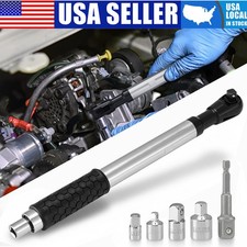 1/2" Offset Extension Wrench Impact Ratchet Extender for Electric Drill 3/8 1/4"