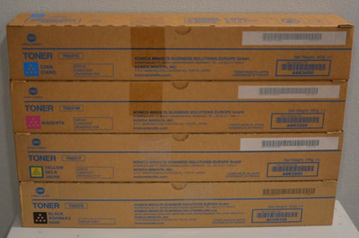 Original toner set Konica Minolta TN221 KMCY for bizhub C227, C287
