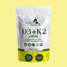 Vitamin D3 K2 10,000IU Vegan Capsules - High Strength
