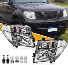 Headlights For 2005-08 Nissan Frontier 05-07 Pathfinder Halogen