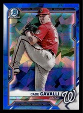 Cade Cavalli 2021 Bowman Sapphire Edition #BCP-99 Washington Nationals ESE
