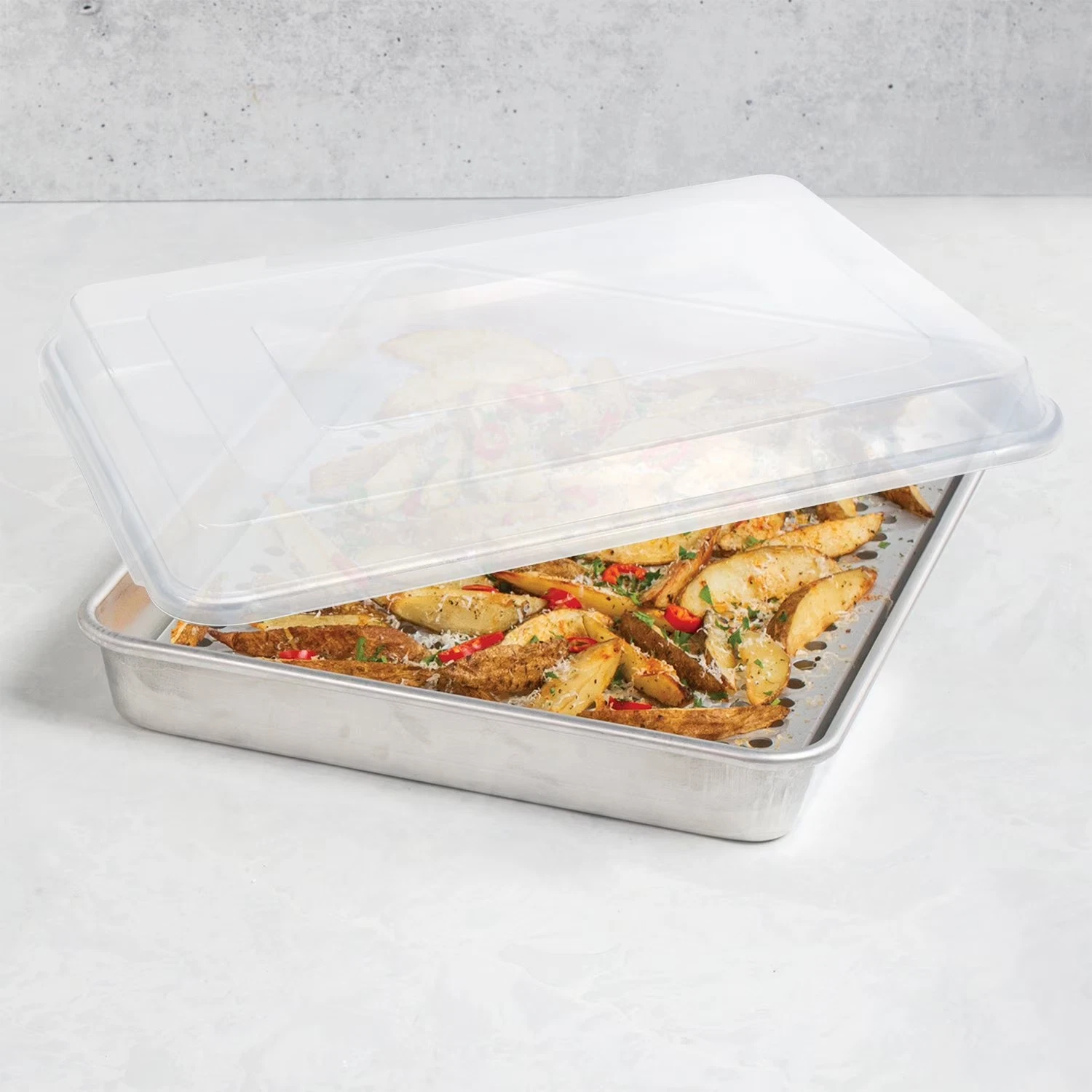 Nordic Ware 3-Piece Crisping and Roasting Set with Lid -- GREAT PRICE✅