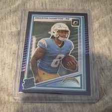 Panini Donruss Optic Prizm Omarion Hampton Rated Rookie #212 35/60 Chargers