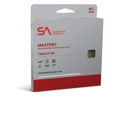 NEW SCIENTIFIC ANGLERS MASTERY TROUT GP WF-5-F #5 WT FLY LINE IN BUTTER/SAGE