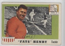 1955 Topps All American Fats Henry #100 HOF 01lu