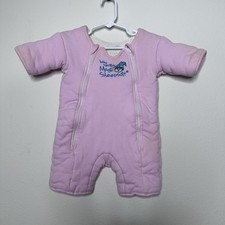 Baby Merlin Magic Sleepsuit 3-6 Month Transition Swaddle Sack 12-18 Lbs Pink