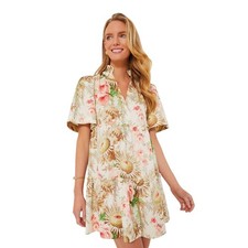 New Tuckernuck Sun Faded Floral Crawford Dress Cotton Women’s Small 3092-54