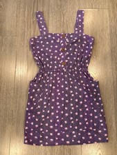 Forever21 Dress Purple Violet Lilac Short Pockets S I Love H81