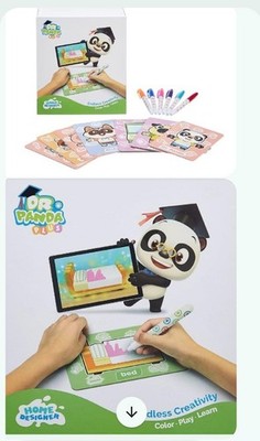 Dr. Panda Plus Augmented Reality Educational Home Designer Color Play Learn