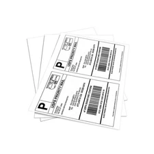 MFLABEL 4000 Half Sheet Laser/Ink Jet Shipping Labels