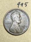 1910-S LINCOLN WHEAT CENT, low mintage date, "Fine" condition #995