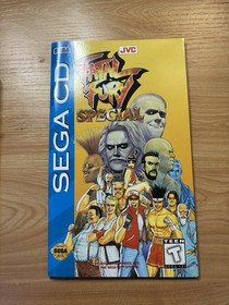 Fatal Fury Special (Sega CD, 1995) CIB Complete In Box MINT! Great Condition!