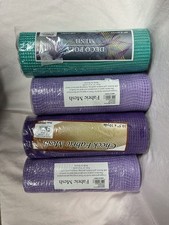 Lot of 4 Various Deco Poly Fabric Mesh 10" x 10 Yards Waterproof NEW Ribbon
